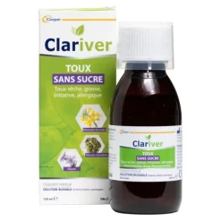 Clariver sirop toux sans sucre