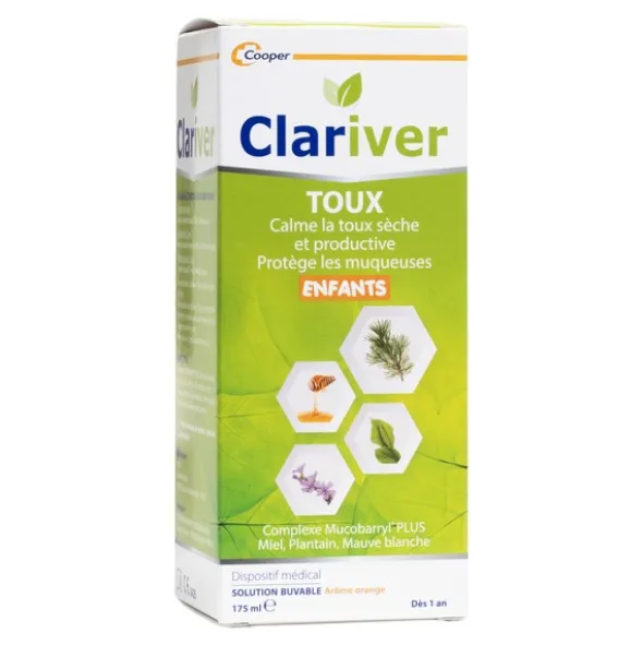 Clariver toux enfant sirop