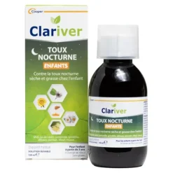 Clariver toux nocturne sirop enfant