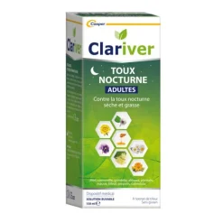 Clariver toux nocturne sirop