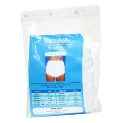 Claude culotte plastique blanche