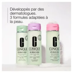 Clinique All about clean Savon visage liquide tonique