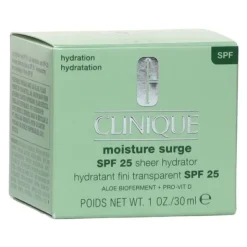Clinique Moisture surge hydratant fini transparent SPF 25