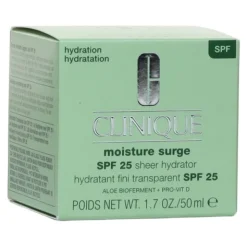 Clinique Moisture surge hydratant fini transparent SPF 25