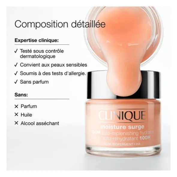 Clinique Moisture Surge Soin auto réhydratant 100H