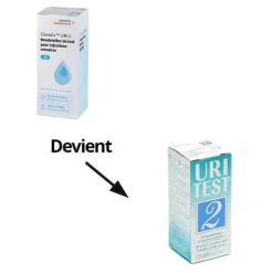 Clinistix URI 2 bandelettes de test urinaire
