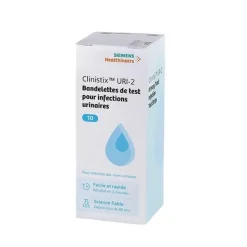 Clinistix URI 2 bandelettes de test urinaire