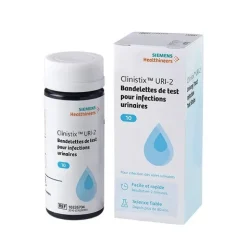 Clinistix URI 2 bandelettes de test urinaire