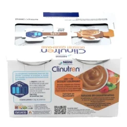 Clinutren dessert gourmand crème hyperprotéinée