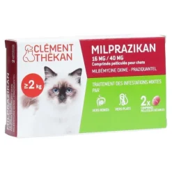 Clément Thékan Milprazikan Chat comprimés
