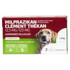 Clément Thékan Milprazikan Chien comprimés