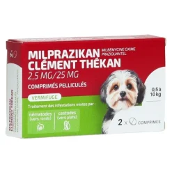 Clément Thékan Milprazikan Chien comprimés