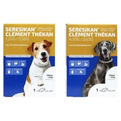 Clément Thékan Seresikan Collier anti puce Chien
