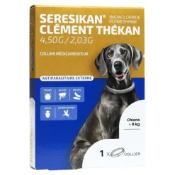 Clément Thékan Seresikan Collier anti puce Chien