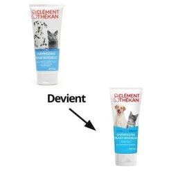 Clément Thékan shampoing peaux sensibles chien et chat