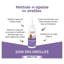 Clément Thékan Soin des oreilles Chien et chat
