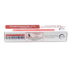Clotrimazole 1 % crème mycose vulvaire