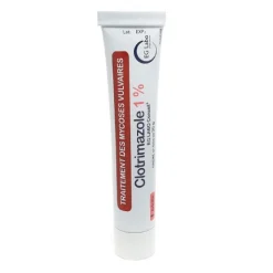 Clotrimazole 1 % crème mycose vulvaire