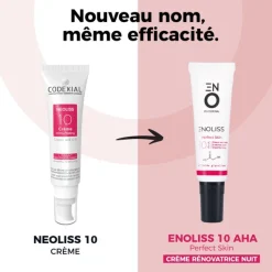 Codexial Enoliss 10 AHA crème rénovatrice nuit
