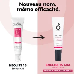 Codexial Enoliss Perfect skin 15 AHA émulsion rénovatrice nuit