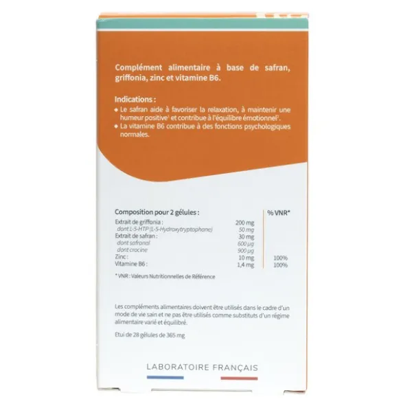 Codifra Safralite 15 mg gélules