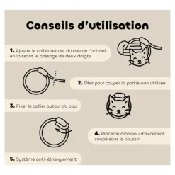 Collier anti puce chat Biovetol