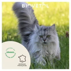 Collier anti puce chat Biovetol