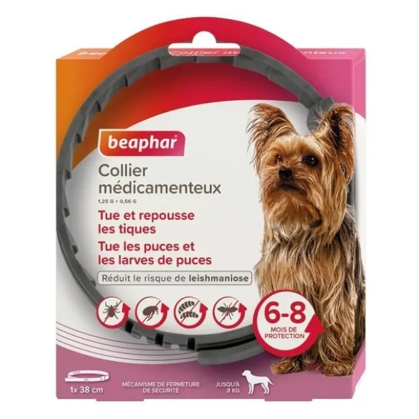 Collier anti puce chien Beaphar