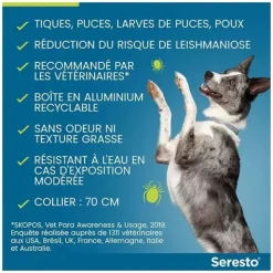 Collier anti puces Seresto grand chien