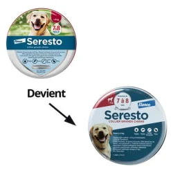 Collier anti puces Seresto grand chien