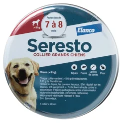 Collier anti puces Seresto grand chien