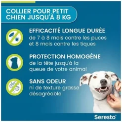 Collier anti puces Seresto petit chien