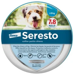 Collier anti puces Seresto petit chien