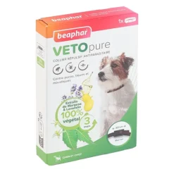 Collier répulsif antiparasitaire Vetopure Chien
