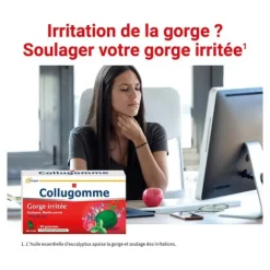 Collugomme gorge irritée gommes