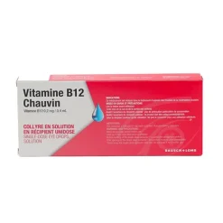 Collyre vitamine B12 Chauvin unidoses