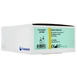 Coloplast conveen Optima Specific étuis péniens auto adhésifs