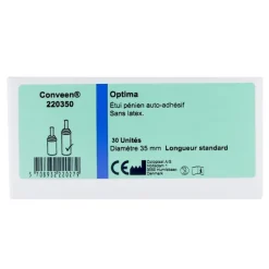 Coloplast conveen Optima étuis péniens auto adhésifs