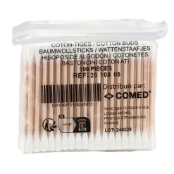 Comed Coton tiges bois