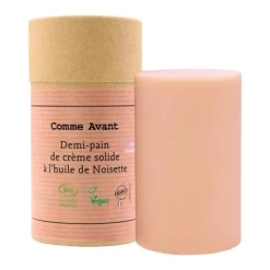 Comme avant crème solide à l'huile de noisette bio