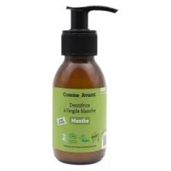 Comme Avant Dentifrice à l'argile blanche Menthe bio