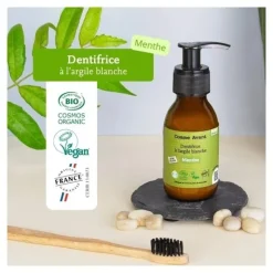 Comme Avant Dentifrice à l'argile blanche Menthe bio