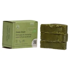 Comme Avant shampoing solide à l'huile de brocoli bio