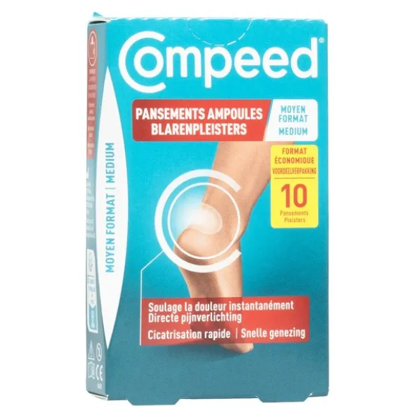 Compeed pansements ampoules moyen format
