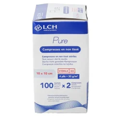 Compresses non tissées stériles LCH Pure