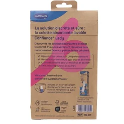 Confiance Lady culotte absorbante lavable 2 gouttes