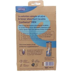 Confiance Men Boxer absorbant lavable 2 gouttes