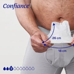 Confiance Men protections absorbantes 3 gouttes