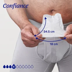 Confiance Men protections anatomiques 4 gouttes