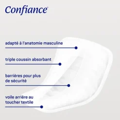 Confiance Men protections anatomiques 4 gouttes